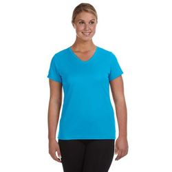 Augusta Sportswear 1790 Women's Wicking T-Shirt in Power Blue size 2XL | Polyester