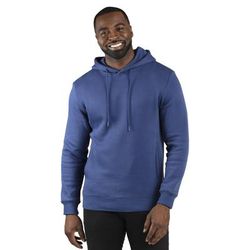 Threadfast Apparel 320H Ultimate Fleece Pullover Hooded Sweatshirt in Navy Blue size XS | Cotton/Polyester Blend