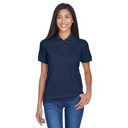 UltraClub 8530 Women's Classic PiquÃ© Polo Shirt in Navy Blue size Medium | Cotton
