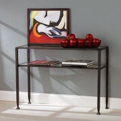 Metal Sofa Table by BrylaneHome in Metal