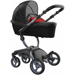 Mima Xari Complete Stroller, Graphite - Black / Ruby Red