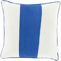 Dorrigo 22" Square Modern Dark Blue/Cream/Navy Throw Pillow - Boutique Rugs