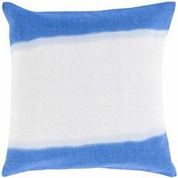 Ferriday 22" Square Modern Blue/Light Blue/Light Gray Throw Pillow - Boutique Rugs