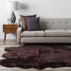 Raco 22" Square Traditional Dark Brown Throw Pillow - Boutique Rugs