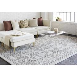 Christine 18" Square Modern Cotton Beige/Light Beige/Peach Lumbar Pillow - Boutique Rugs