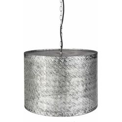 Speculator 17"L x 17"W x 12"H Rustic Translucent/Silver/Metallic Silver Pendant - Boutique Rugs