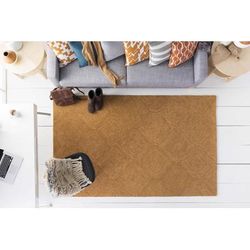 Menai 18" Square Modern Cotton Off White/Orange/Bright Orange/Ivory Throw Pillow - Boutique Rugs