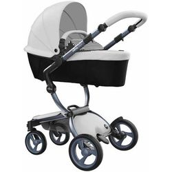 Mima Xari Complete Stroller, Graphite - Snow White / Black & White