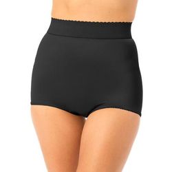 Plus Size Women's Rago® Light Control High-Waist Brief by Rago in Black (Size 38) Body Shaper