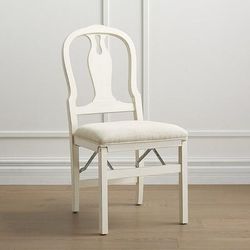 Set of 2 Modern Chippendale Folding Chairs - Fog Gray - Frontgate