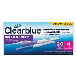 Clearblue Ricariche per Monitor di Fertilità 20 Test + 4 Gravidanza (M