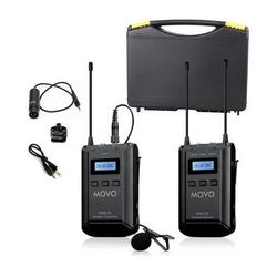 Movo Photo WMX-20 Camera-Mount Wireless Lavalier Microphone System (UHF: 556.71 to 595 WMX-20