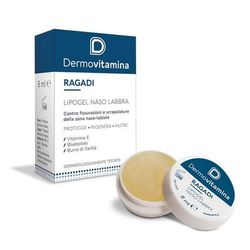 Dermovitamina Ragadi Naso Labbra Lipogel Riparatore 8 ml Gel