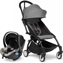 Babyzen YOYO2 6+ & Clek Liingo Travel System - Black / Grey