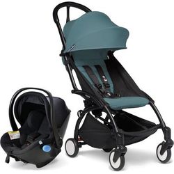 Babyzen YOYO2 6+ & Clek Liingo Travel System - Black / Aqua
