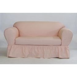Ruffled 2-Pc. Slipcover by Classic Slipcovers in Pink (Size SOFA)