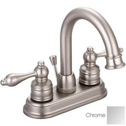 Banner 690 Series 4 Inch Faucet Set with Powder Coat Epoxy Brass Lever Handles 691-C