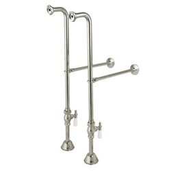 Randolph Morris Single Offset Freestanding Tub Supply Lines RMNSL4-BN