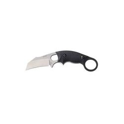 Hogue EX-F03 Hawkbill Blade 2.25in. G10 Solid Black Scales 6.5in. OAL 2 Black Sheath Combo Black 35329
