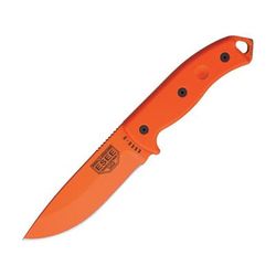 Esee Model 5 Fixed Blade Knife Sheath 5.25in Orange Powder Coat Stainless Orange G10 Handle ES5POROR