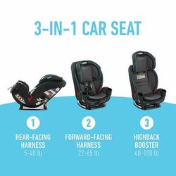 Graco TrioGrow SnugLock LX 3-in-1 Car Seat - Thatcher