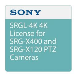 Sony SRGL-4K 4K License for SRG-X400 and SRG-X120 PTZ Cameras SRGL-4K