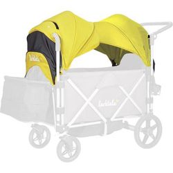 Larktale Caravan Stroller Wagon Canopy Set of 2 - Clovelly Yellow