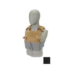 Raptor Tactical GHOST MK2 Plate Carrier MOLLE/Velcro Large Black RT-GHOST2-BK-L