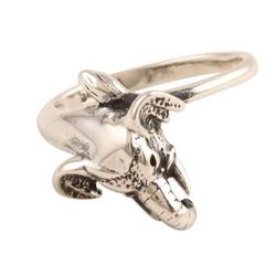 Elephant Embrace,'Elephant Head Band Ring from India'