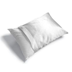 6-Pack Satin Polyester Pillow Protector by Levinsohn Textiles in White (Size STANDARD)