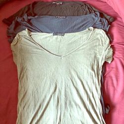 Brandy Melville Tops | Brandy Melville Tshirt Bundle 3 | Color: Green | Size: S