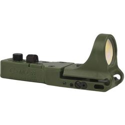 C-MORE SlideRide Red Dot Sight w/Click Switch Olive Drab Green 8 MOA CSROD-8