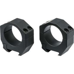 Vortex Precision Matched Rifle Scope Rings 34 mm Tube Med Plus Black 1.1in 2.8oz PMR-34-1.1