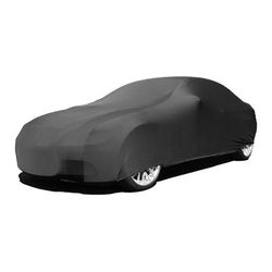 Kia Stinger Car Covers - Indoor Black Satin, Guaranteed Fit, Ultra Soft, Plush Non-Scratch, Dust and Ding Protection- Year: 2021