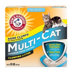 Unscented Multi-Cat Clumping Litter, 20 lbs.