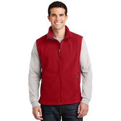 Port Authority F219 Value Fleece Vest in True Red size 6XL | Polyester