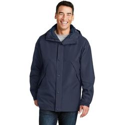 Port Authority J777 3-in-1 Jacket in Navy Blue/Navy Blue size Small | Nylon