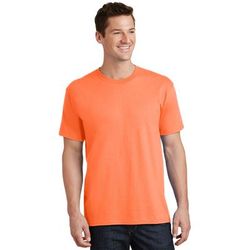 Port & Company PC54 Core Cotton Top in Neon Orange* size Medium | Polyester