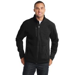 Port Authority F227 R-Tek Pro Fleece Full-Zip Jacket in Black size XL | Polyester