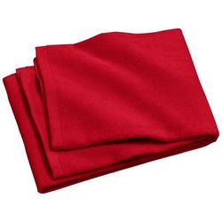 Port Authority PT42 Beach Towel in Red size OSFA | Cotton