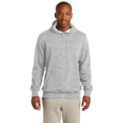 Sport-Tek TST254 Tall Pullover Hooded Sweatshirt in Heather size 3XLT | Cotton/Polyester Blend