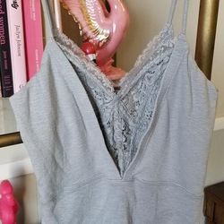 Free People Tops | Free People Tank | Color: Gray | Size: Xs