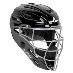 All Star Solid MVP2400 Ultra Cool Youth Baseball Catcher's Helmet Black