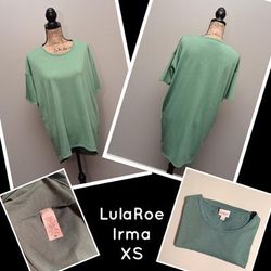 Lularoe Tops | Lularoe Irma - Xs | Color: Green | Size: Xs