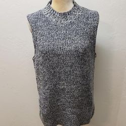 J. Crew Tops | J Crew Cotton Blend Knit Top | Color: Blue/White | Size: L