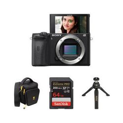 Sony a6600 Mirrorless Camera with Accessories Kit ILCE6600/B