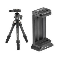 Oben CTT-1000 Carbon Fiber Tabletop Tripod and Oben SPA-1000 Arca-Type Smartphon CTT-1000