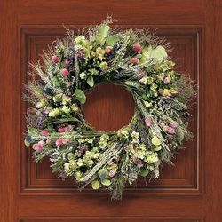 Sweet Annie Eucalyptus Mixed Wreath - Frontgate
