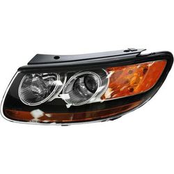 2007 Hyundai Santa Fe Left Headlight Assembly - DIY Solutions