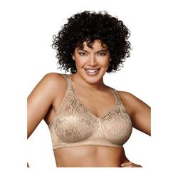 Plus Size Women's 18 Hour Ultimate Lift & Support Wirefree Bra by Playtex in Nude (Size 42 C)